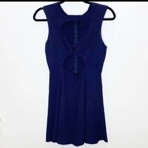 REFORMATION Purple Cut Out Bustier Dress M
